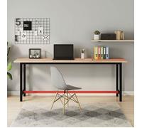 vidaXL Établi 200x55x81,5 cm bois massif hêtre et métal