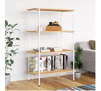vidaXL Étagère 80x40x130 cm - Blanc et chêne