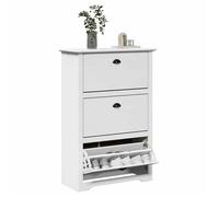 VidaXL Étagère à chaussures BODO blanc 80x35x118 cm 4016881