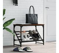 vidaXL Étagère à chaussures Chêne marron 60x30x45 cm