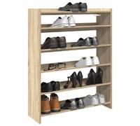 vidaXL Étagère à chaussures - Chêne sonoma 80x25x100 cm