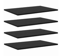 Vidaxl Planche D'étagère À Livres 4 Pcs Noir 100 X 40 X 1.5cm