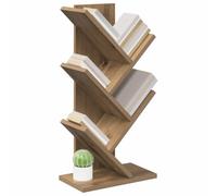 vidaXL Étagère à Livres en Forme d'arbre 4 étagères 30 x 18 x 60 cm, Étagère Arbre stylée, Meuble Moderne étroit, Support déco pour Le Salon, étagères Maison Tendance