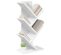 vidaXL Étagère à Livres en Forme d'arbre 4 Niveaux 30 x 18 x 60 cm, Étagère Arbre stylée, Meuble Moderne étroit, Support déco pour Le Salon, étagères Maison Tendance
