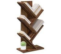 vidaXL Étagère à Livres en Forme d'arbre 4 Niveaux 30 x 18 x 60 cm, Étagère Arbre stylée, Meuble Moderne étroit, Support déco pour Le Salon, étagères Maison Tendance