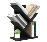 vidaXL Étagère Arbre 3 Niveaux 30 x 18 x 40 cm Bois d'ingénierie, Étagère Arbre stylée, Meuble Moderne étroit, Support déco pour Le Salon, étagères Maison Tendance