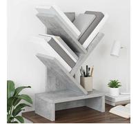 vidaXL Étagère Arbre 3 Niveaux 30 x 18 x 48 cm Bois d'ingénierie, Étagère Arbre stylée, Meuble Moderne étroit, Support déco pour Le Salon, étagères Maison Tendance