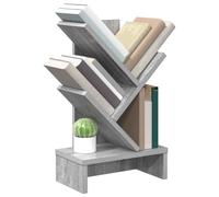 vidaXL Étagère Arbre 3 Niveaux 30 x 18 x 48 cm Bois d'ingénierie, Étagère Arbre stylée, Meuble Moderne étroit, Support déco pour Le Salon, étagères Maison Tendance