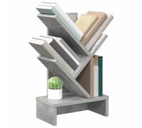 vidaXL Étagère Arbre 3 Niveaux 30 x 18 x 48 cm Bois d'ingénierie, Étagère Arbre stylée, Meuble Moderne étroit, Support déco pour Le Salon, étagères Maison Tendance