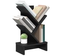 vidaXL Étagère Arbre 3 Niveaux 30 x 18 x 48 cm Bois d'ingénierie, Étagère Arbre stylée, Meuble Moderne étroit, Support déco pour Le Salon, étagères Maison Tendance