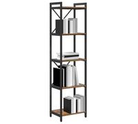 vidaXL Étagère Bois Ancien 40 x 30 x 155 cm Bois d'ingénierie, Étagère Industrielle Moderne, Rangement en étagères, déco pour Organiser ta Maison, Meuble Livre Libre