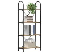 vidaXL Étagère Chêne Artisanal 60 x 30 x 146 cm Bois d'ingénierie, Bibliothèque Moderne, Solution de Rangement Chic, étagère rectangulaire, Support à Livres Minimaliste, Organisateur d'étude