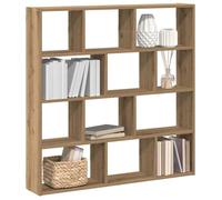 vidaXL Étagère cube murale 12 compartiments chêne artisanal, cube flottant