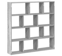 vidaXL Étagère cube murale 12 compartiments sonoma gris