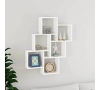 VidaXL Étagère cube murale Blanc