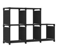 vidaXL Étagère d'affichage 5 cubes Noir