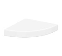 vidaXL ?tag¿¿re d'angle flottante Blanc 25x25x3,8 cm MDF