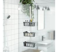 vidaXL Étagère de douche suspendue - Argenté
