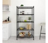 vidaXL Étagère de rangement 5 niveaux 90x35x180 cm 250 kg noir