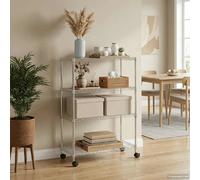 Vidaxl Étagère de rangement - Chrome