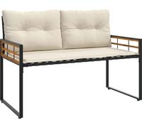 vidaXL Étagère de rangement en bois, 114 x 55 x 77 cm, crème, rectangulaire