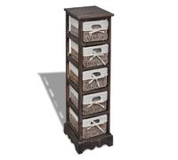 vidaXL Étagère de rangement - Marron