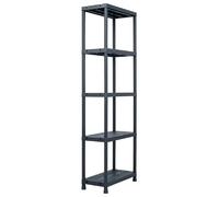 vidaXL Étagère de rangement - Noir