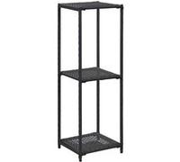vidaXL Étagère de rangement Noir 30x30x90 cm Résine tressée Noir G