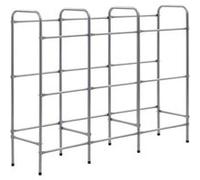 VIDAXL Étagère pour 9 caisses - Argenté 145x33x116 cm