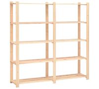 vidaXL Étagère de stockage - Pin solide