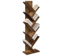 vidaXL Étagère en arbre 6 niveaux 30 x 18 x 100 cm Bois d'ingénierie
