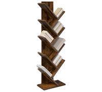 vidaXL Étagère en Bois en Forme d'arbre à 6 Niveaux 30 x 18 x 100 cm, Étagère Arbre stylée, Meuble Moderne étroit, Support déco pour Le Salon, étagères Maison Tendance