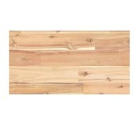 vidaXL Étagère Flottante 60x20x2 cm Bois d'acacia Massif Non traité, étagère Murale, Planche d'étagère, étagère Murale de Salle de Bain