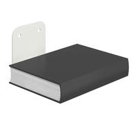 vidaXL Étagère flottante avec étagère 4 pcs Blanc 6 x 10,8 x 6,6 cm, Étagère Murale Rectangulaire, Design Contemporain Minimaliste, Rangement Flottant, Gain de Place en Acier