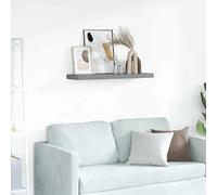 vidaXL Étagère Flottante Murale Gris 80x23,5x3,8 cm MDF