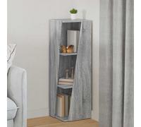 vidaXL Étagère latérale Gris Sonoma 33 x 32 x 100,5 cm