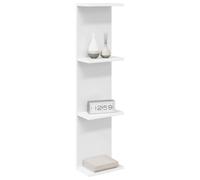 vidaXL Étagère Murale 2 pc Blanc 22 x 15 x 100 cm Bois d'ingénierie