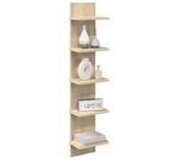 vidaXL Étagère Murale 2 pc Chêne Sonoma 22 x 15 x 100 cm