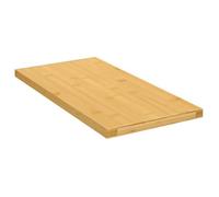 vidaXL Étagère murale 40x20x1,5 cm bambou 352724