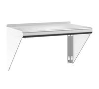vidaXL Étagère Murale 50x30x31 cm argenté Acier Inoxydable