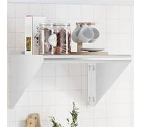 vidaXL Étagère murale 50x45x31 cm argenté en acier inoxydable – étagère flottante