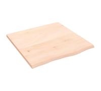vidaXL Étagère murale chêne massif 60x60x2 cm non traité Marron