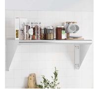 vidaXL Étagère murale 75x30x31 cm argenté acier inoxydable – étagère flottante