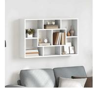 vidaXL Étagère murale Blanc 85x16x52,5 cm Bois d'ingénierie