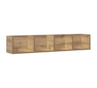 vidaXL Étagère Murale à CD chêne Artisanal 100x18x18cm Bois ingénierie, étagère Flottante, étagère d'affichage, étagère Suspendue, étagère pour CD