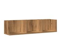 vidaXL Étagère Murale à CD chêne Artisanal 75x18x18 cm Bois ingénierie, étagère Murale à CD, Armoire Murale à CD, étagère Flottante