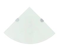 VIDAXL Étagère Murale Angle Verre