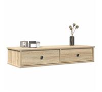 vidaXL Étagère murale avec tiroirs chêne sonoma bois d'ingénierie 859961