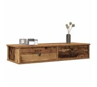 vidaXL Étagère murale avec tiroirs vieux bois bois d'ingénierie 859966