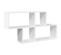 vidaXL Étagère Murale Blanc 100x20x53 cm Bois d'ingénierie